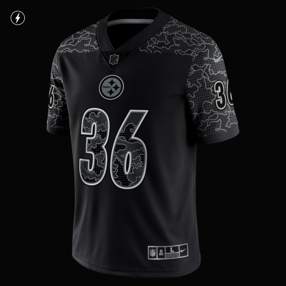 Jerome Bettis Pittsburgh Steelers Nike Retired Player RFLCTV Limited Jersey - Black-GridironStore